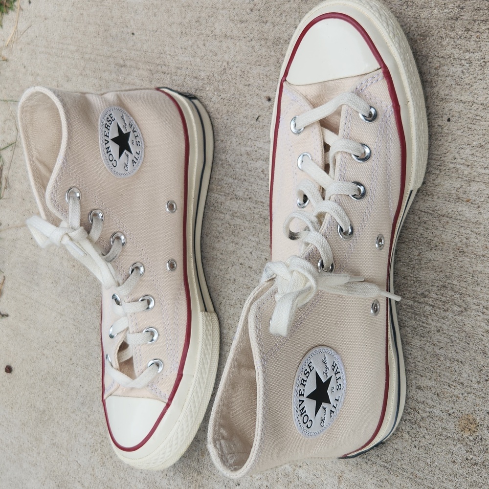 Converse, X Joshua Vides Chuck 70 Hi, Vintage Canvas Hightop, Sz 6 - Picture 2 of 13